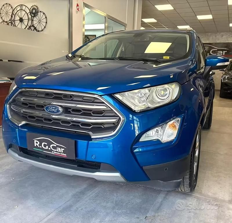 Usata Ford Ecosport Titanium 100 CV (73 kW) 2019 Blu SUV