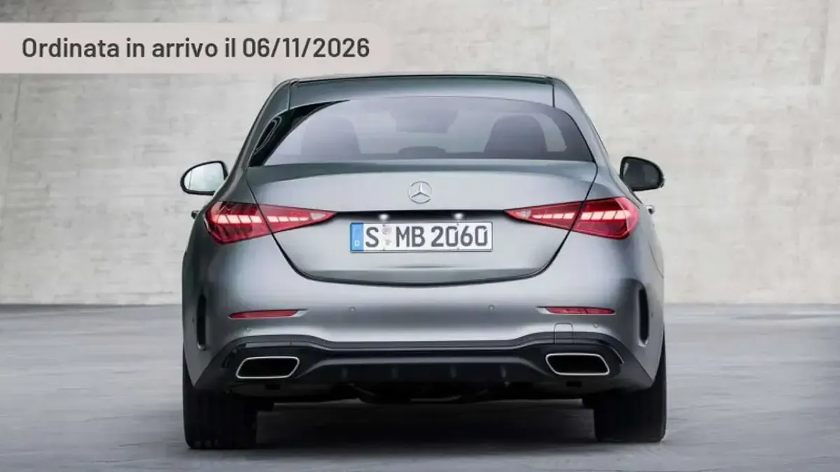 Usata Mercedes C400 Advanced Plus 381 CV (280 kW) 2024 Argento Berlina