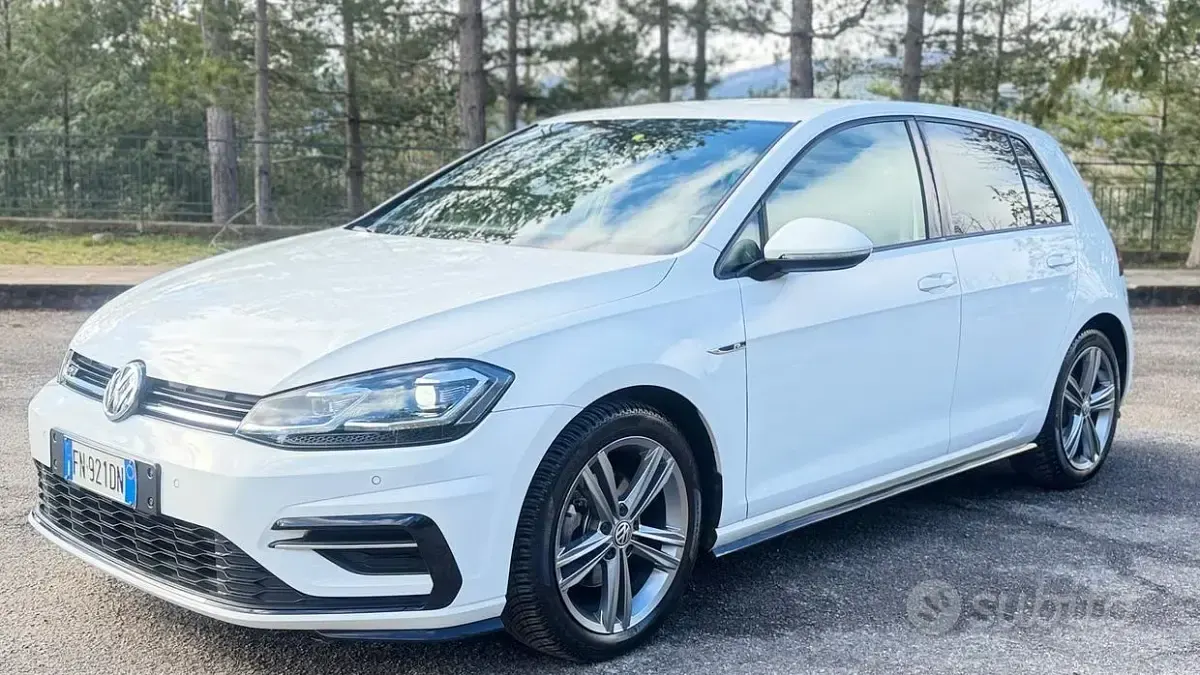Usata VW Golf VII Highline 150 CV (110 kW) 2017 Bianco Berlina
