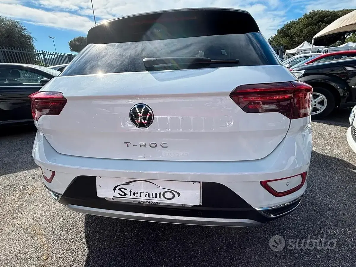 Usata VW T-Roc Style 110 CV (80 kW) 2023 Bianco SUV