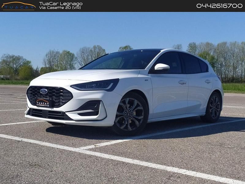 Usata Ford Focus ST-Line X 116 CV (85 kW) 2023 Bianco Berlina