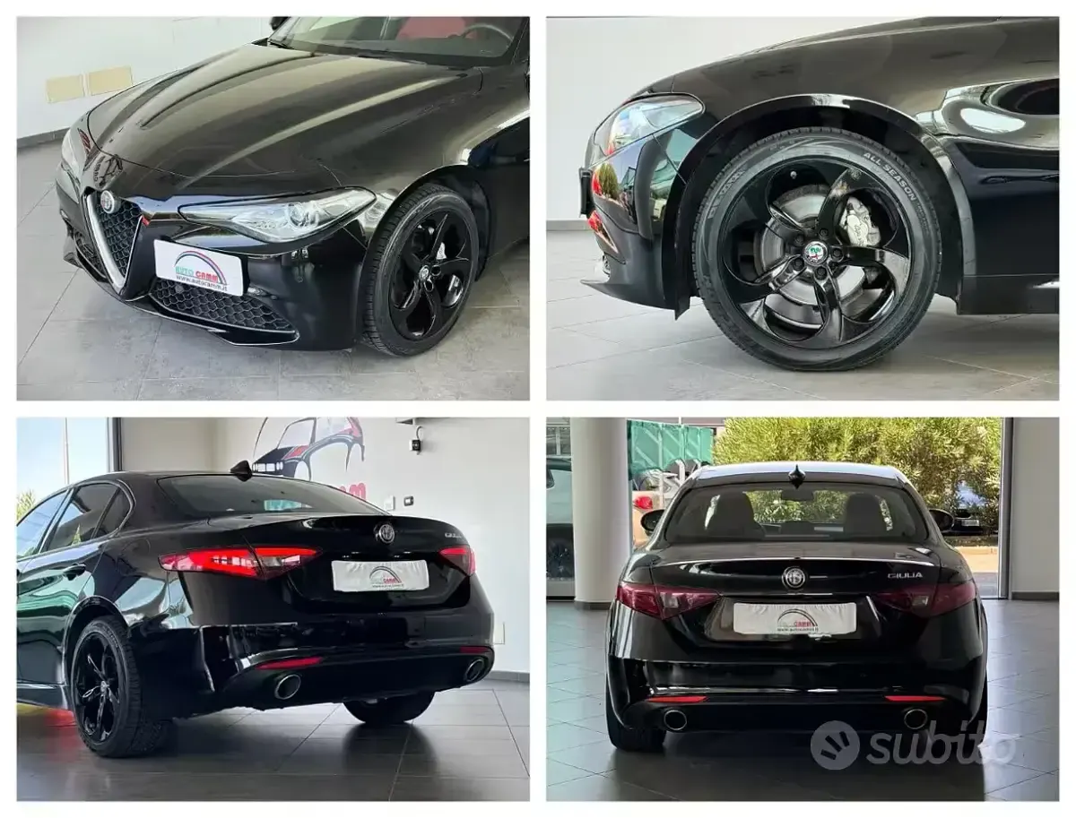 Usata Alfa Romeo Giulia Super 200 CV (147 kW) 2019 Nero Berlina