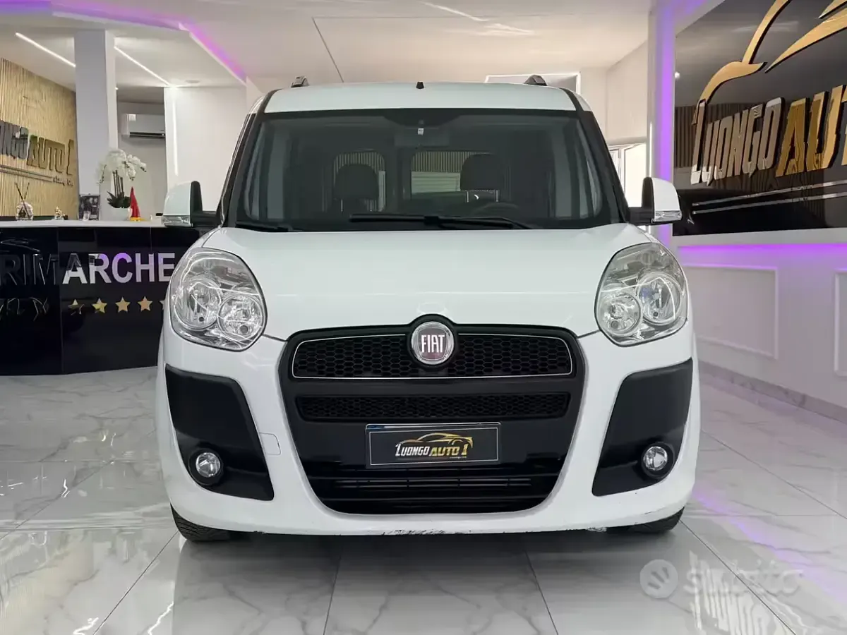 Usata Fiat Doblò Dynamic 105 CV (77 kW) 2013 Bianco Monovolume