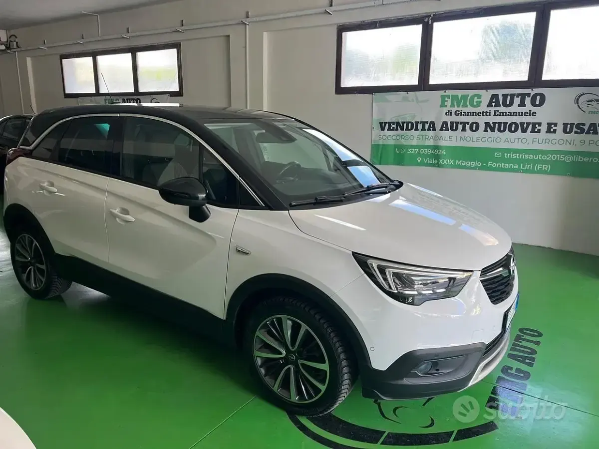 Usata Opel Crossland X 102 CV (75 kW) 2019 Bianco SUV