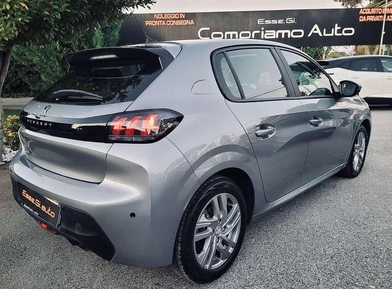 Usata Peugeot 208 Allure 101 CV (74 kW) 2020 Grigio Utilitaria