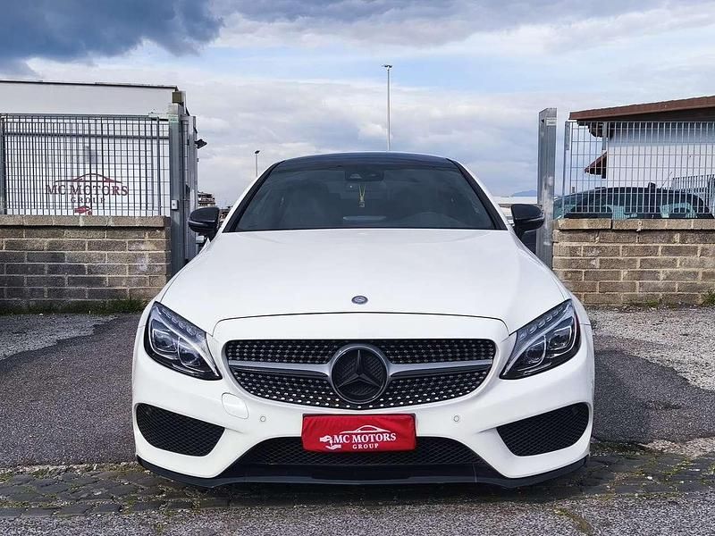 Usata Mercedes C220 Premium Plus 170 CV (125 kW) 2016 Bianco Coupé