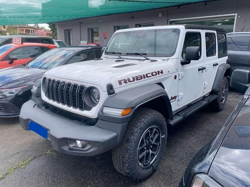 Usata Jeep Wrangler Unlimited Rubicon 272 CV (200 kW) 2024 Bright white SUV