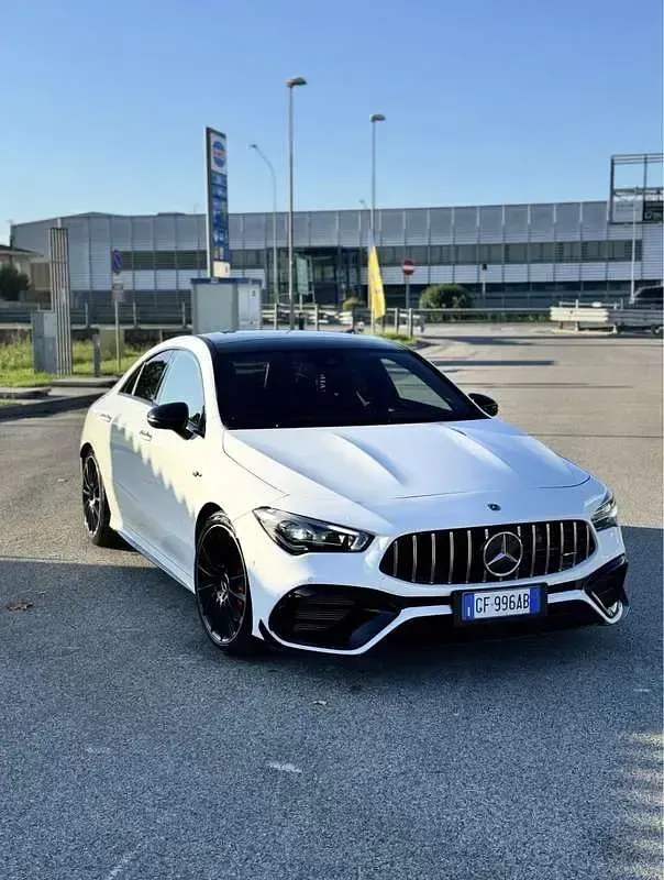Usata Mercedes CLA35 AMG AMG 306 CV (225 kW) 2021 Bianco Coupé