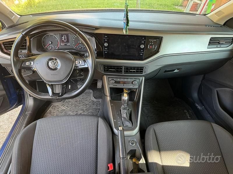 Usata VW Polo 95 CV (69 kW) 2019 Blu Utilitaria