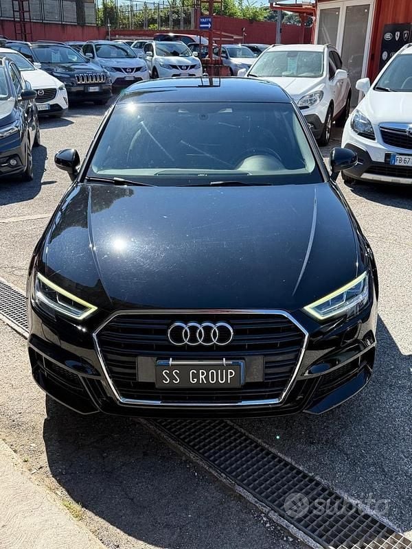 Usata Audi A3 S-Line 116 CV (85 kW) 2020 Nero Berlina