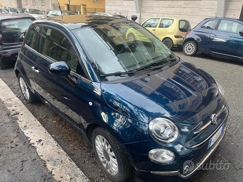 Usata Fiat 500 Lounge 69 CV (50 kW) 2016 Blu Berlina