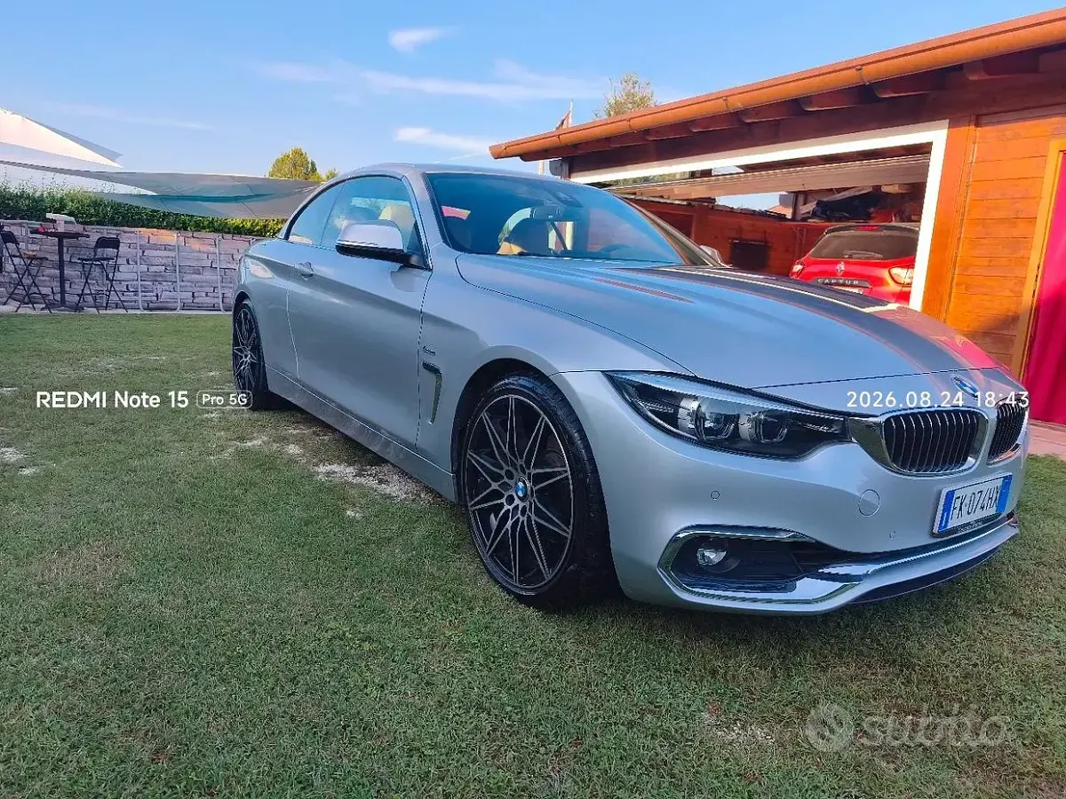Usata BMW 430 Cabriolet 252 CV (185 kW) 2018 Grigio Cabrio