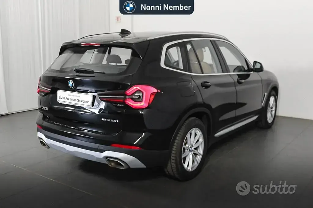 Usata BMW X3 184 CV (135 kW) 2022 Nero SUV
