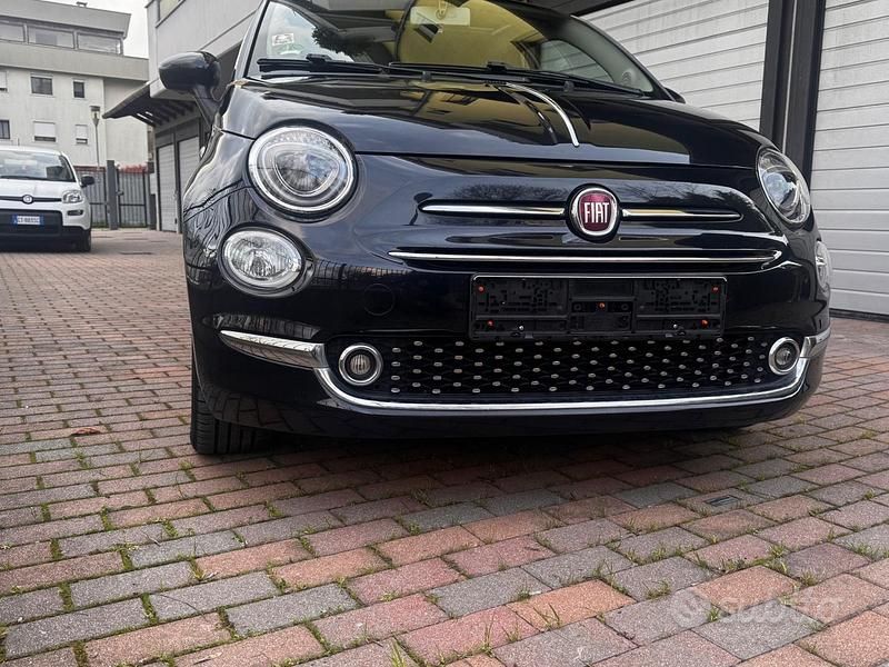 Usata Fiat 500 Lounge 69 CV (50 kW) 2018 Nero Berlina