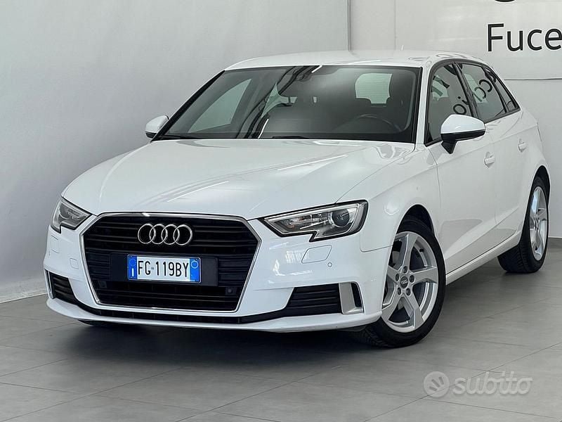 Usata Audi A3 Sport 110 CV (80 kW) 2016 Bianco Berlina
