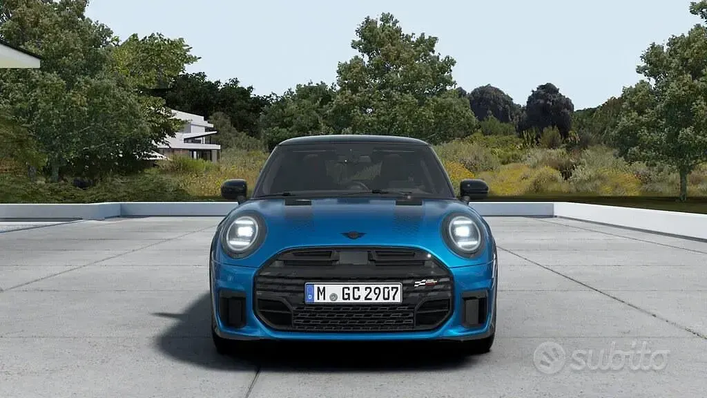 Nuova Mini John Cooper Works 204 CV (150 kW) 2026 Icy sunshine blue Utilitaria