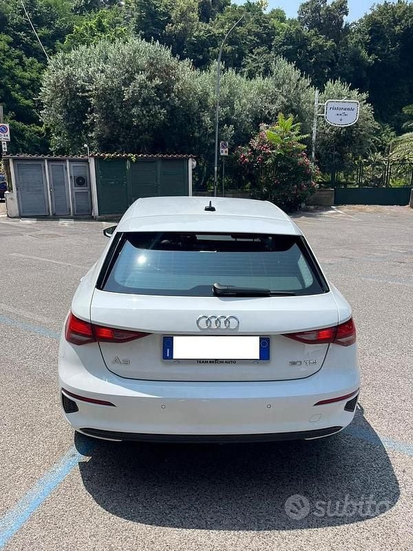 Usata Audi A3 Advanced 116 CV (85 kW) 2022 Bianco Berlina
