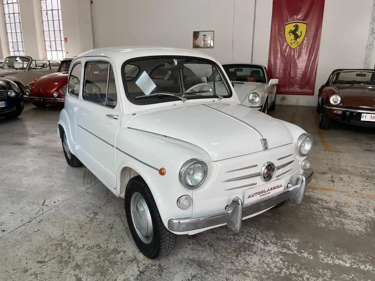 Usata Fiat 600D 32 CV (23 kW) 1962 Bianco Utilitaria