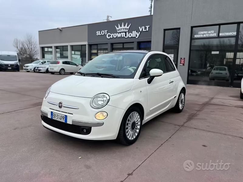 Usata Fiat 500 Lounge 95 CV (69 kW) 2013 Bianco Berlina