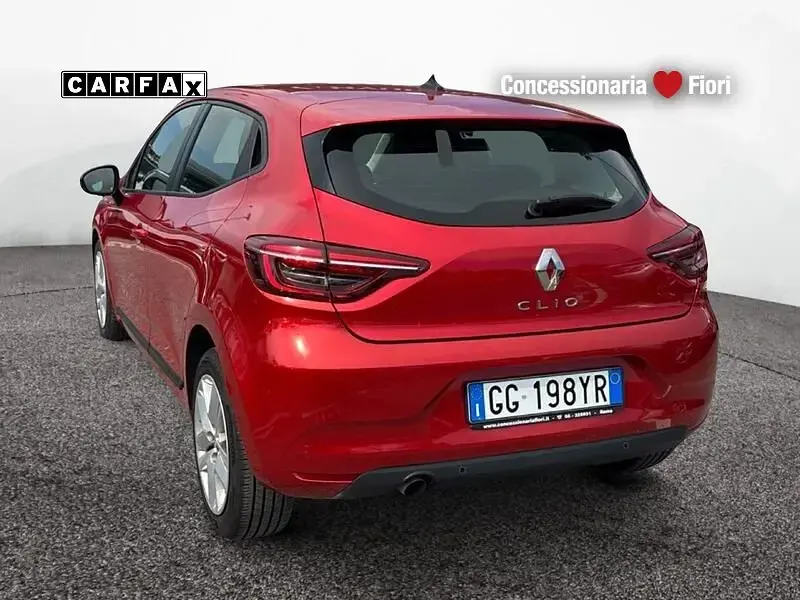 Usata Renault Clio V Zen 91 CV (66 kW) 2021 Rosso Utilitaria
