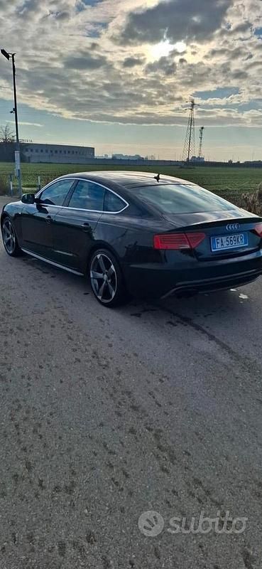 Usata Audi A5 Sportback S-Line 143 CV (105 kW) 2012 Nero Utilitaria