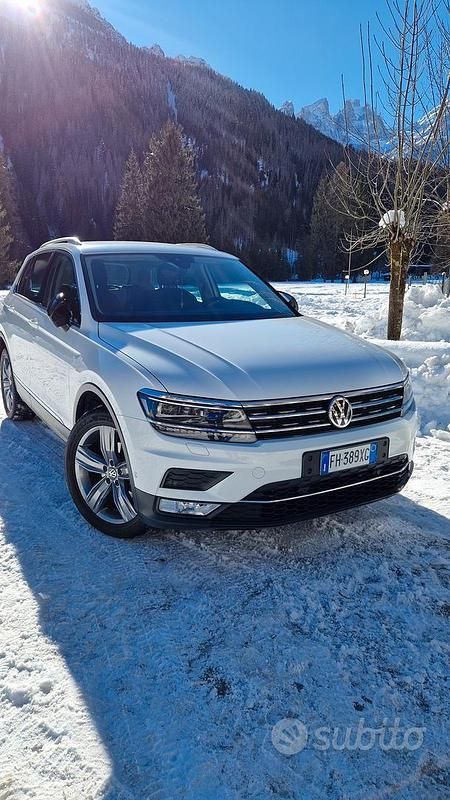 Usata VW Tiguan 150 CV (110 kW) 2017 Bianco SUV