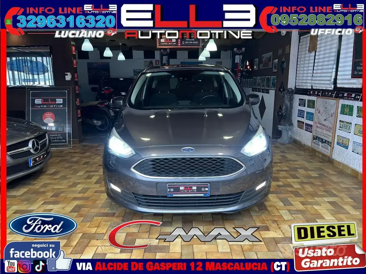 Begagnad Ford C-MAX Business Edition 95 HK (69 kW) 2019 Grå Minibuss