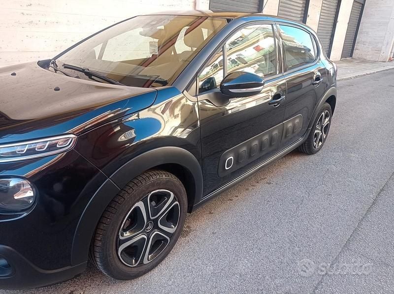 Usata Citroën C3 PureTech 82 CV (60 kW) 2017 Nero Berlina