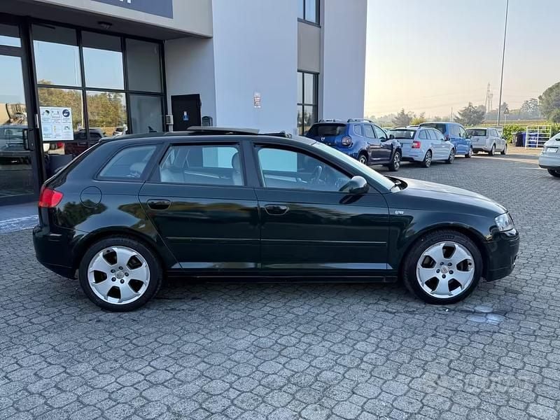 Usata Audi A3 Ambition 200 CV (147 kW) 2007 Verde Utilitaria
