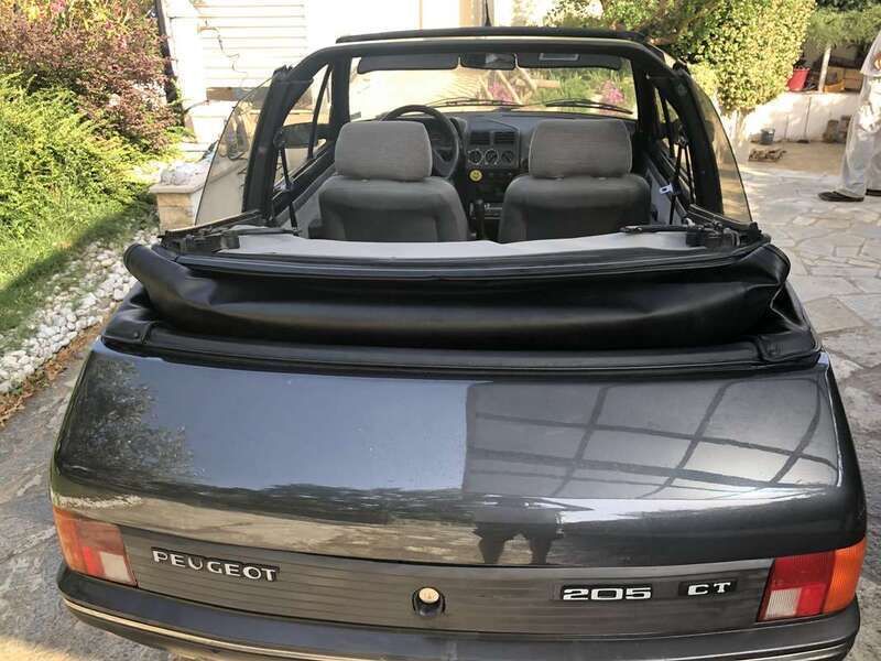 Grigio Usata 1987 Peugeot 205 Cabrio | 4600 € - Immagine 1/4