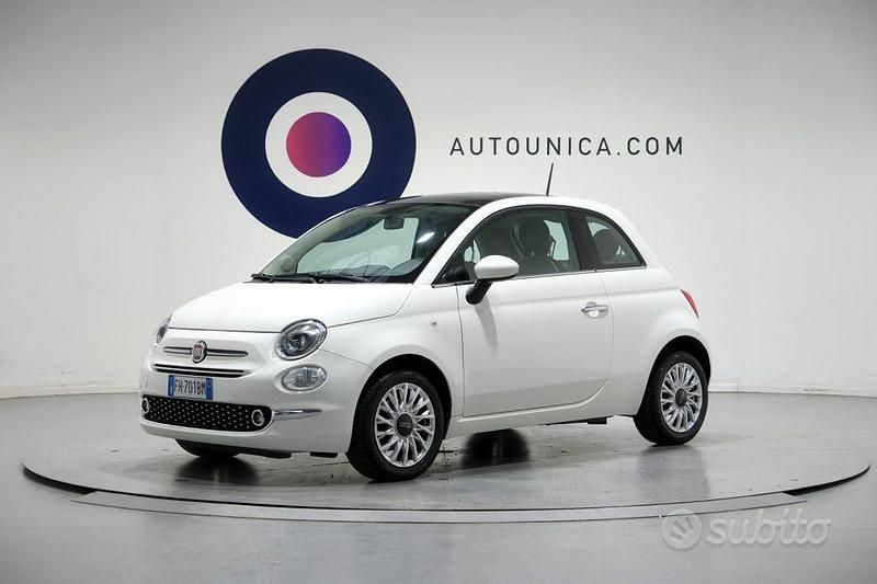 Bianco Usata 2017 Fiat 500 Lounge Due volumi | 9900 € (Buon prezzo) - Immagine 1/4
