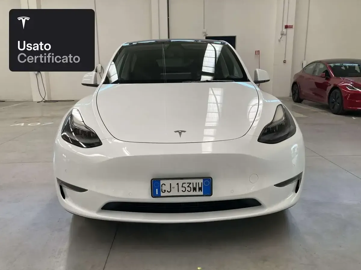 Usata Tesla Model Y Long Range AWD 258 kW (351 CV) 2022 Pearl white multicoat SUV