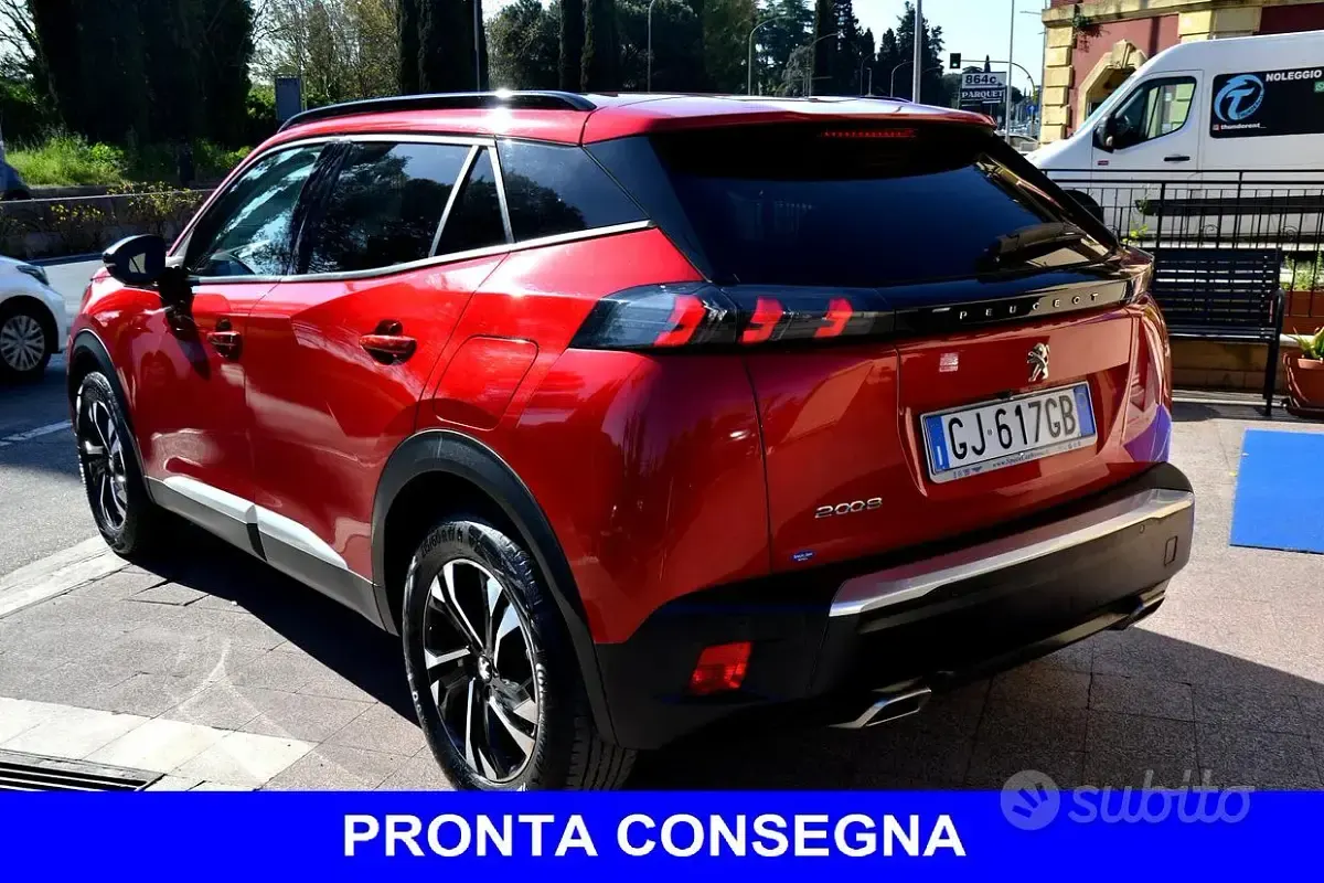 Brugt Peugeot 2008 Allure 131 HK (96 kW) 2022 Rød SUV