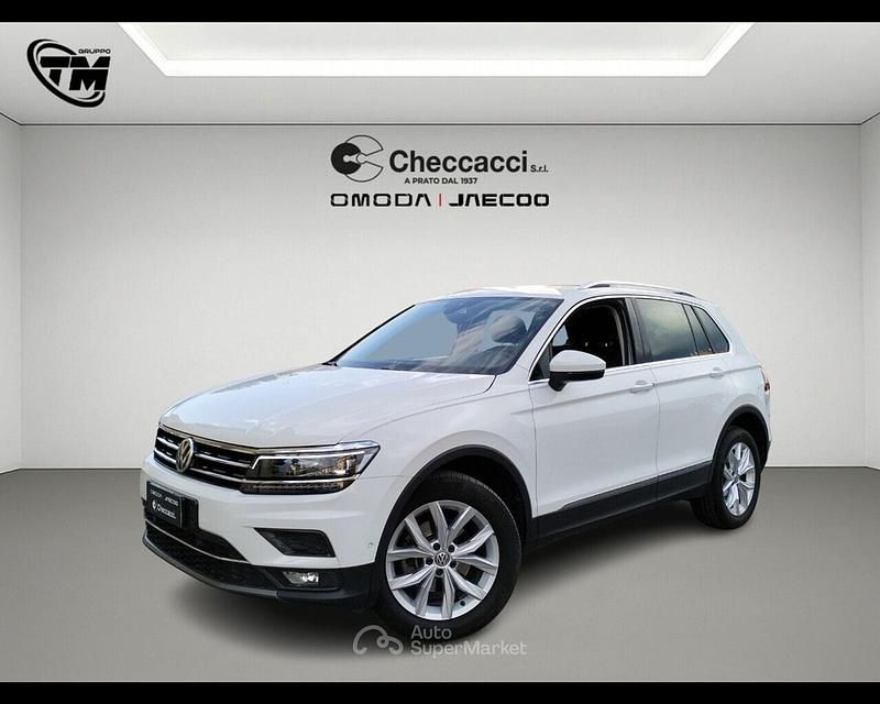 Usata VW Tiguan Advance 150 CV (110 kW) 2019 Bianco SUV