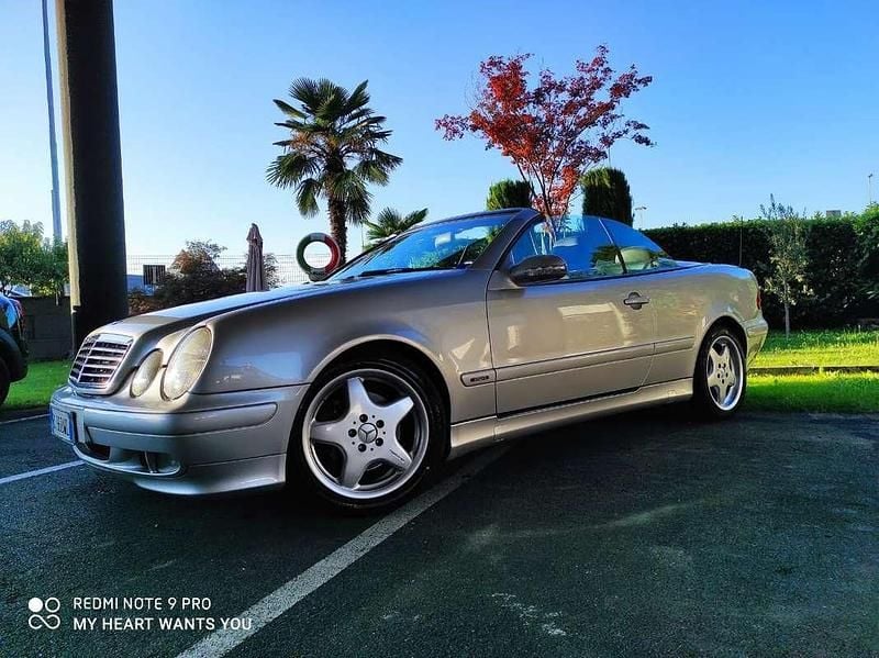 Usata Mercedes CLK200 Avantgarde 163 CV (119 kW) 2001 Argento Cabrio