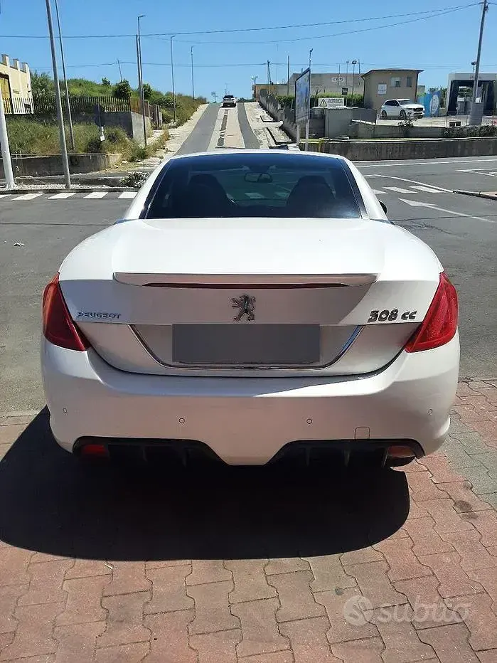 Usata Peugeot 308 CC 156 CV (114 kW) 2010 Bianco Cabrio