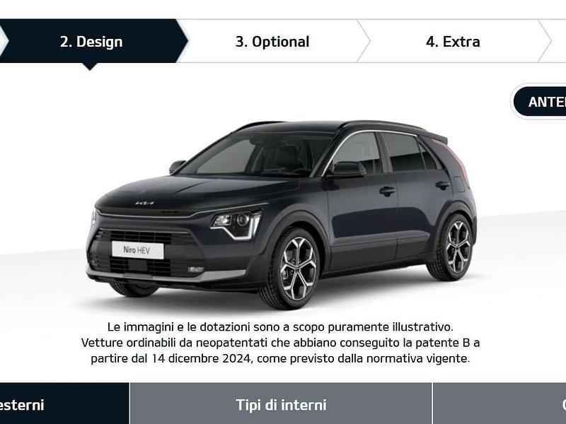 Interstellar grey Usata 2024 Kia Niro Style SUV | 27.000 € (Super prezzo) - Immagine 1/4