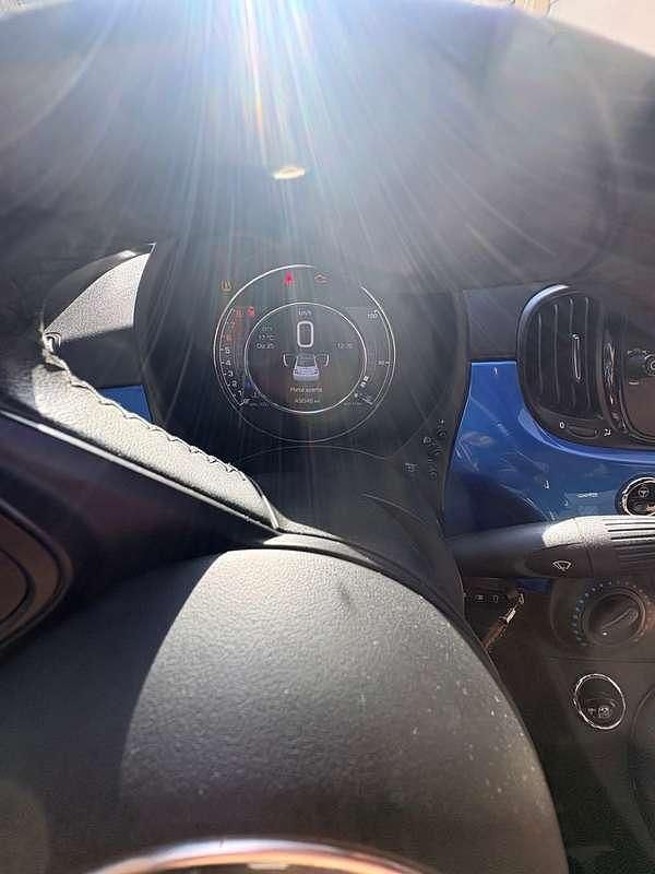 Usata Fiat 500C Sport 69 CV (50 kW) 2020 Blu/azzurro Cabrio