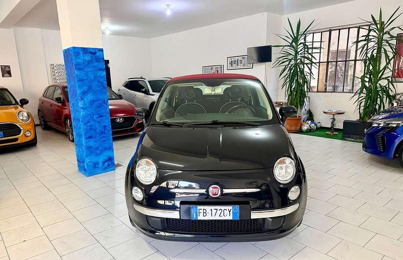 Usata Fiat 500C 69 CV (50 kW) 2015 Nero Cabrio