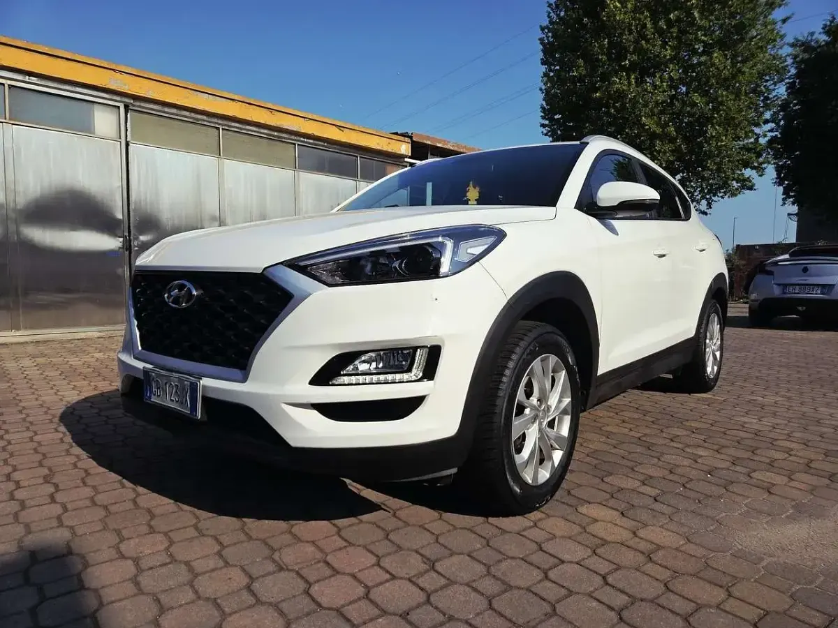 Usata Hyundai Tucson N Line 132 CV (97 kW) 2020 Bianco SUV