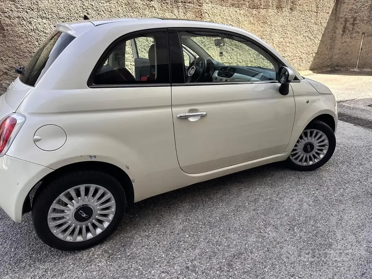 Usata Fiat 500 Lounge 69 CV (50 kW) 2008 Bianco Berlina