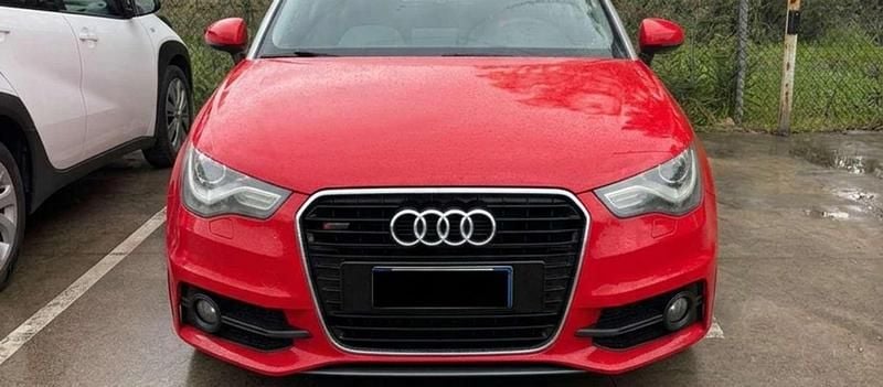 Usata Audi A1 Ambition 105 CV (77 kW) 2011 Rosso Utilitaria