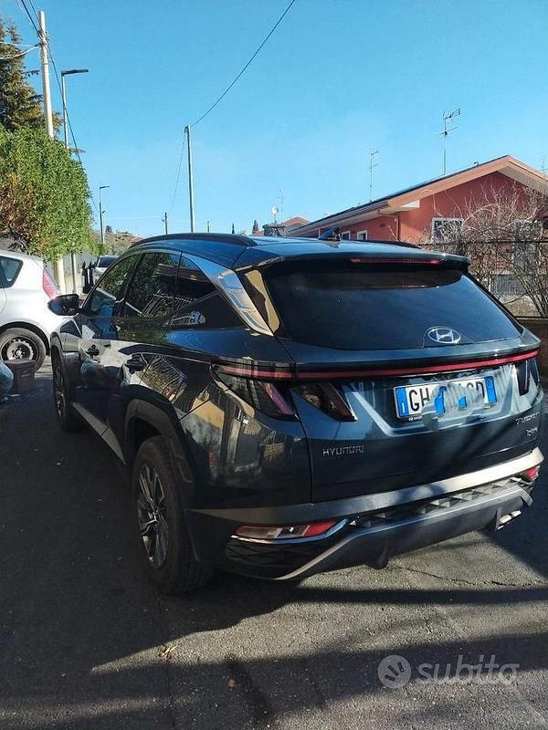 Usata Hyundai Tucson 230 CV (169 kW) 2022 Blu/azzurro SUV