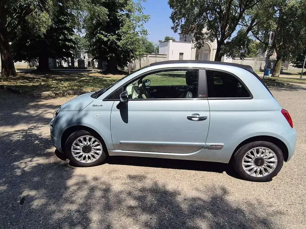 Usata Fiat 500C Dolcevita 69 CV (50 kW) 2022 Argento Cabrio