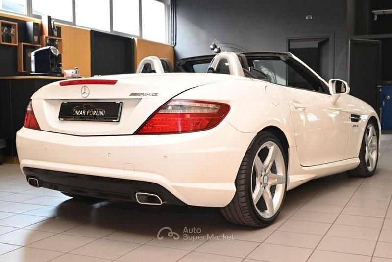 Usata Mercedes SLK55 AMG Premium 204 CV (150 kW) 2014 Bianco Cabrio
