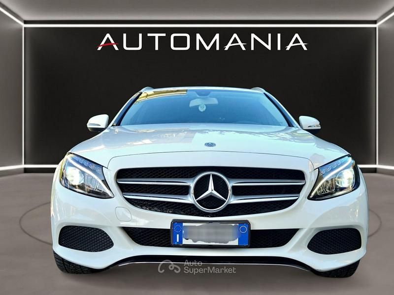 Usata Mercedes C180 Business 116 CV (85 kW) 2016 Bianco Station wagon