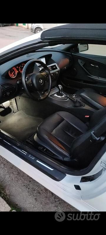 Usata BMW 635 Cabriolet 286 CV (210 kW) 2009 Bianco Cabrio