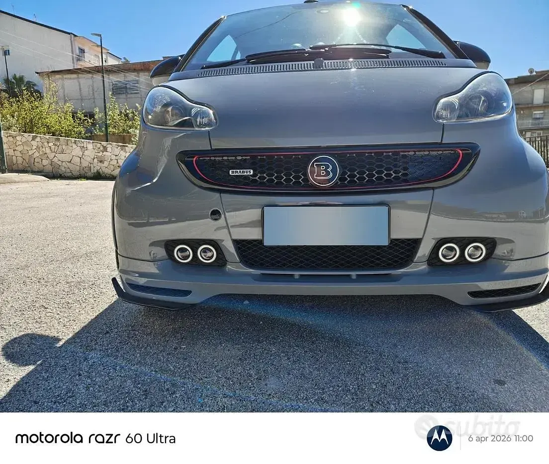 Usata Smart ForTwo Cabrio Brabus 102 CV (75 kW) 2012 Grigio Cabrio