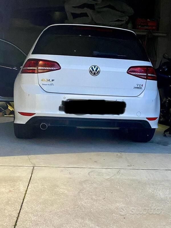 Usata VW Golf VII R-line 2017 Bianco Utilitaria
