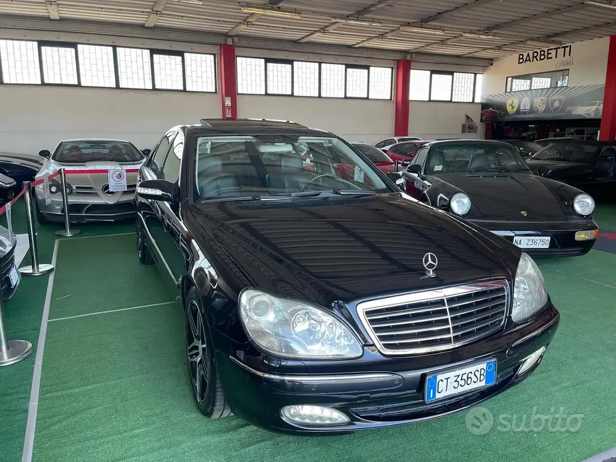 Usata Mercedes S350 245 CV (180 kW) 2005 Nero Berlina